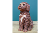 Beautiful Brown Cockapoo Figurine