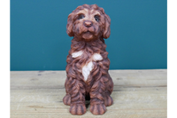 Beautiful Brown Cockapoo Figurine