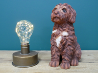 Beautiful Brown Cockapoo Figurine