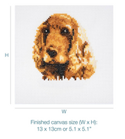 Golden Cocker Spaniel Cross Stitch Kit