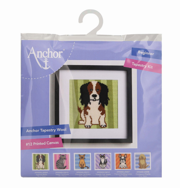 spaniel embroidery kit