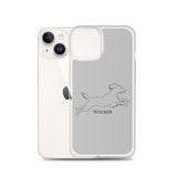 Wocker - Working Cocker Spaniel - iPhone Case - Grey