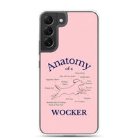 Anatomy of a Wocker - Working Cocker Spaniel - Samsung Phone Case - Pink