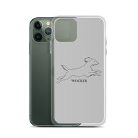 Wocker - Working Cocker Spaniel - iPhone Case - Grey